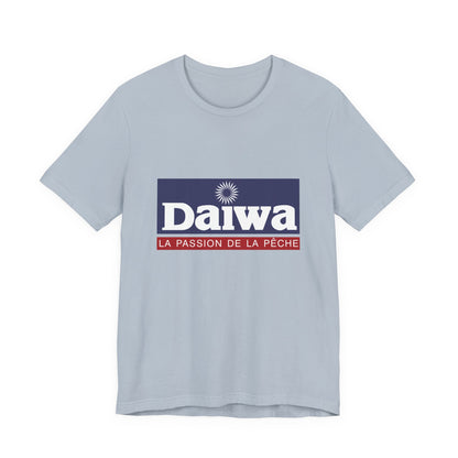 Unisex T Shirt Short Sleeve Daiwa Fishing Logo Jersey Tee Crew Neck Regular Fit