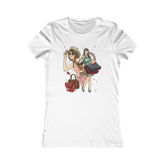 Women's T Shirt Favorite Tee Slim Fit Shopping Woman