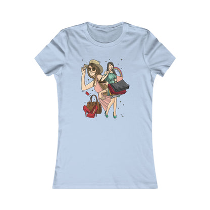 Women's T Shirt Favorite Tee Slim Fit Shopping Woman