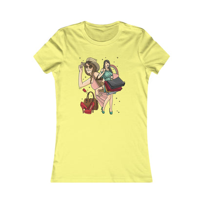 Women's T Shirt Favorite Tee Slim Fit Shopping Woman