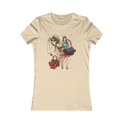 Women's T Shirt Favorite Tee Slim Fit Shopping Woman