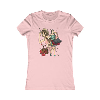 Women's T Shirt Favorite Tee Slim Fit Shopping Woman