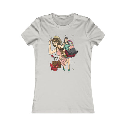 Women's T Shirt Favorite Tee Slim Fit Shopping Woman