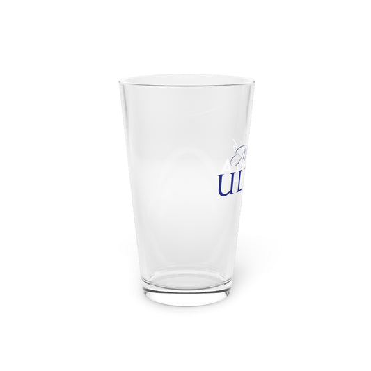 Pint Glass Beer Michelob Ultra Logo, 16oz