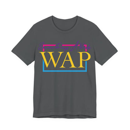 Unisex T Shirt Short Sleeve Seven Days A Week WAP Color Jersey Tee Crew Neck
